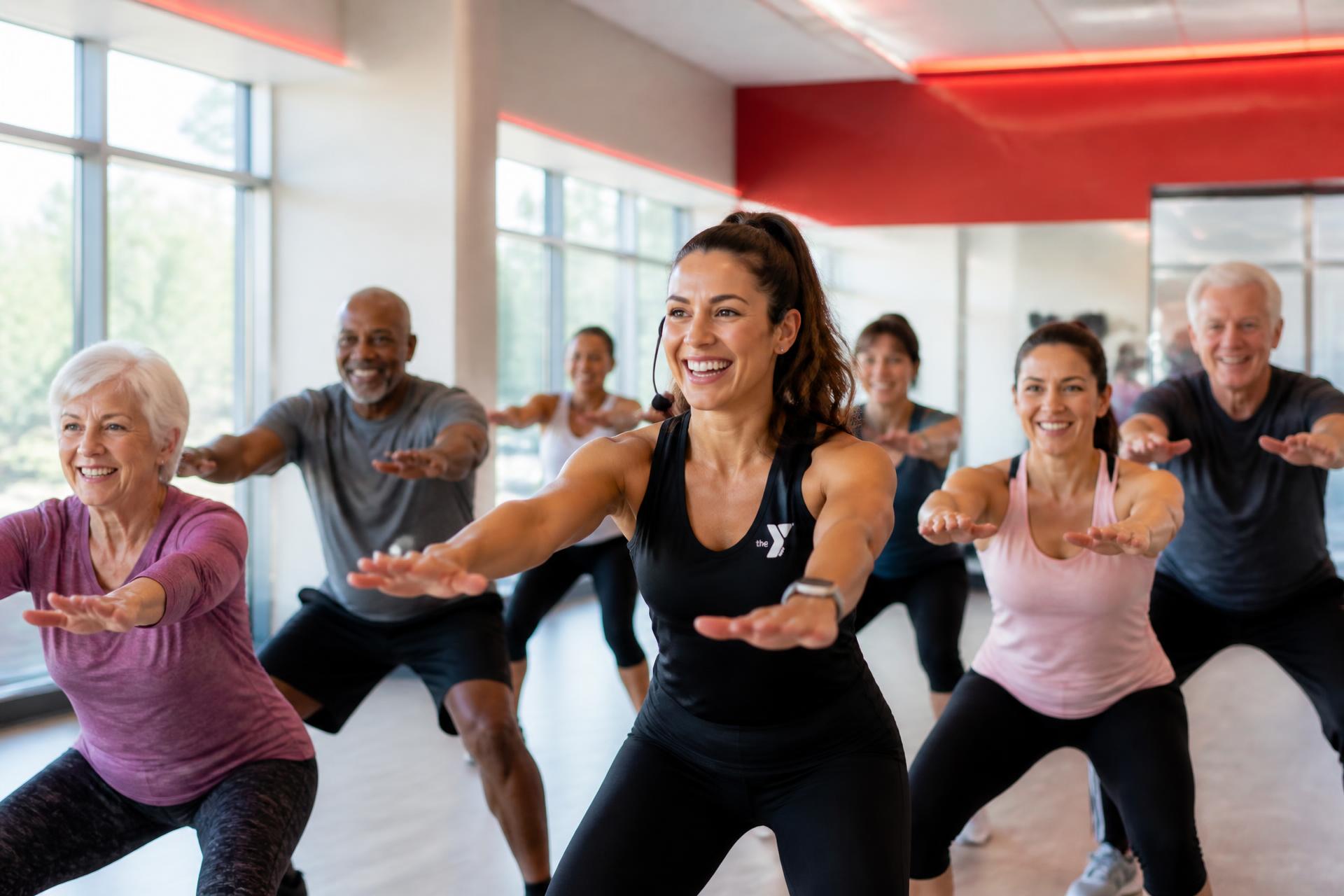 Aula em grupo na Bodyteen Academia